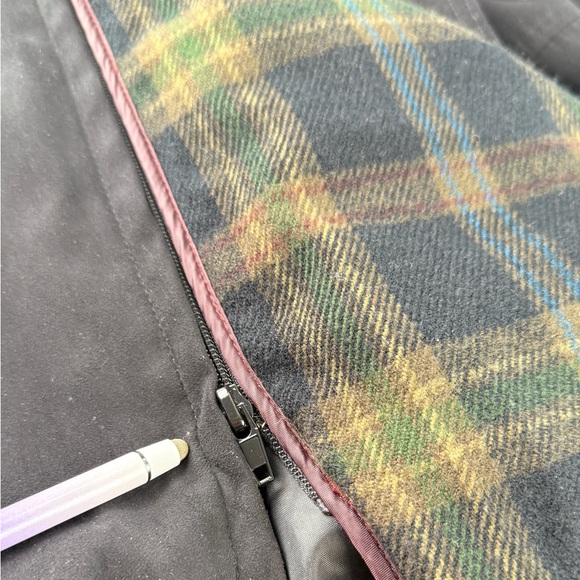 Newport Harbor Men’s L Chore coat Jacket Black Barn Canvas Ranch Zip Out Liner - Picture 15 of 17